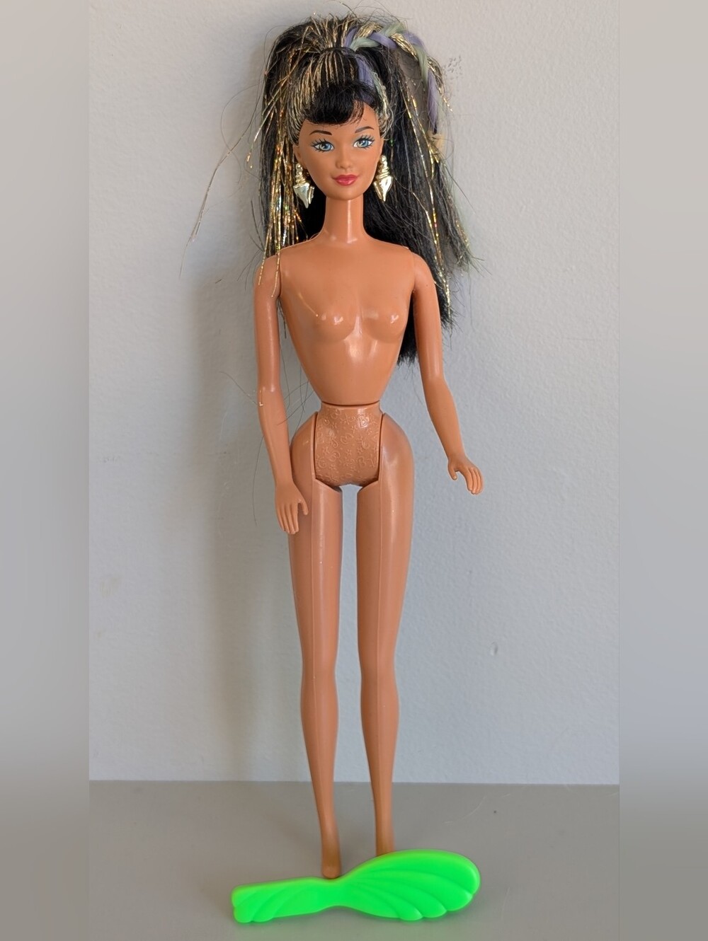 Barbie | Splash 'n Colour Kira Nude Doll w Brush, Vintage 1996